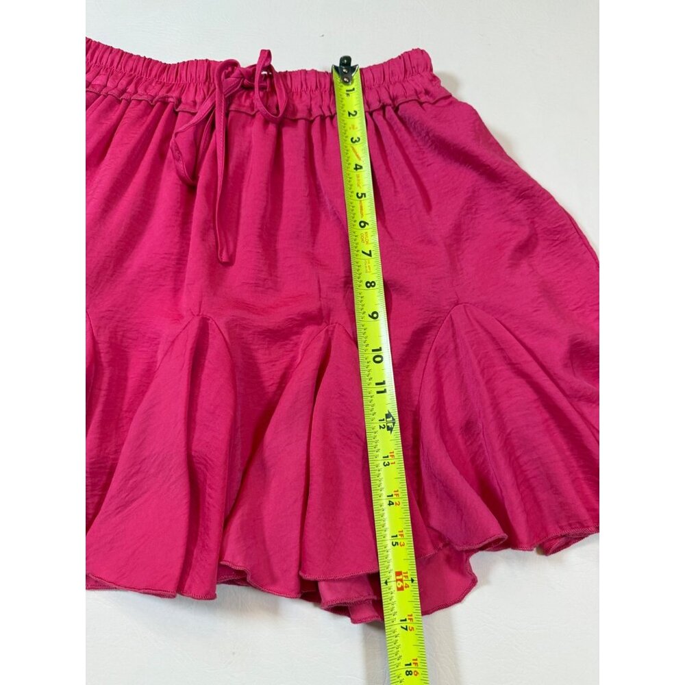 Hyfve Womens Emmy Pink Skirt M Lightweight Vibrant Flowy Elastic (bin LL141) - Picture 2 of 8